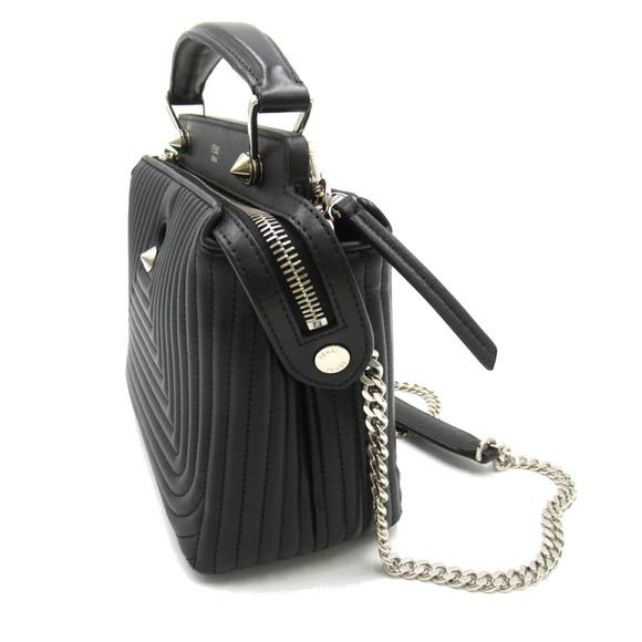 Fendi.com Click 2Way Shoulder Bag Leather Black - Picture 3 of 10
